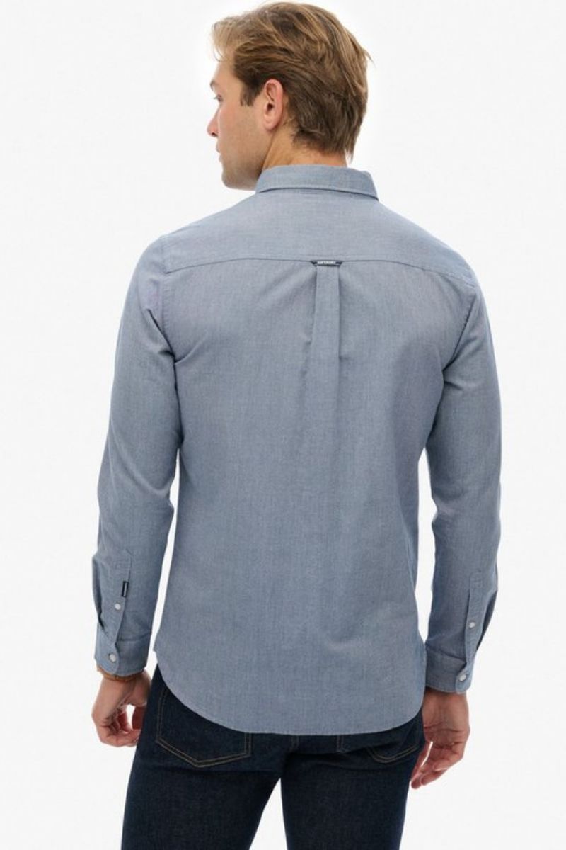 Superdry Classic Oxford Shirt Azure Blue