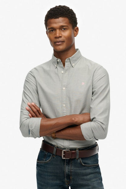 Superdry Classic Oxford Shirt Ice Green