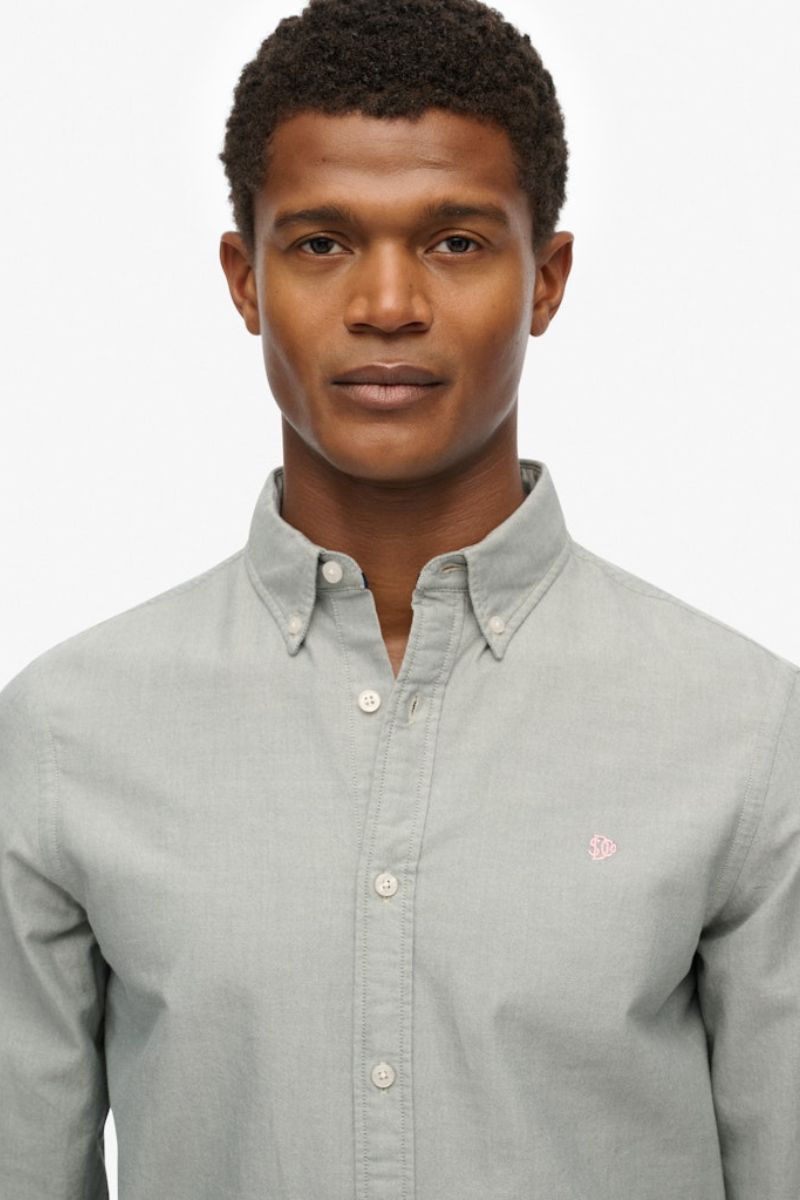 Superdry Classic Oxford Shirt Ice Green