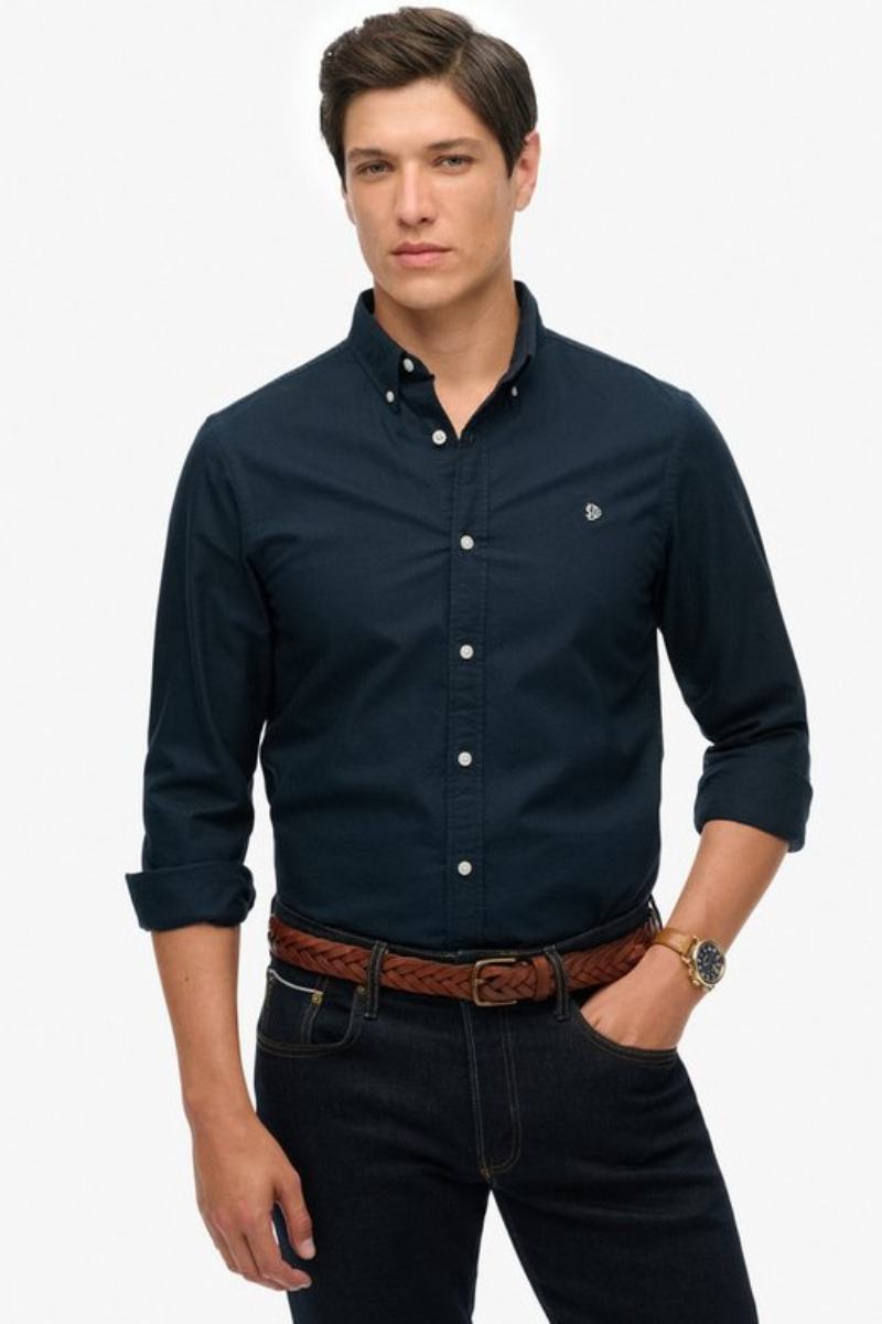 Superdry Classic Oxford Shirt Eclipse Navy