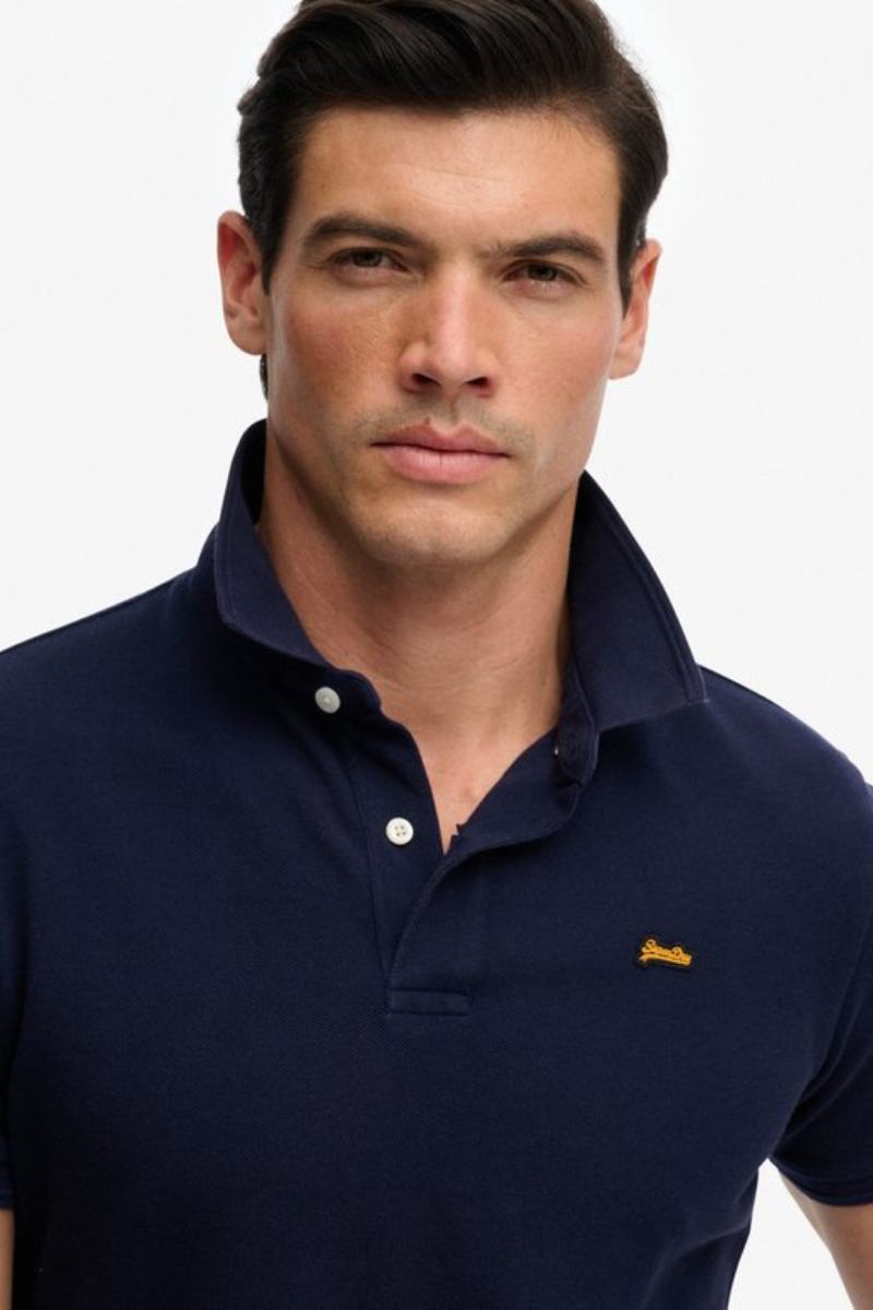 Superdry Classic Pique Polo Rich Navy
