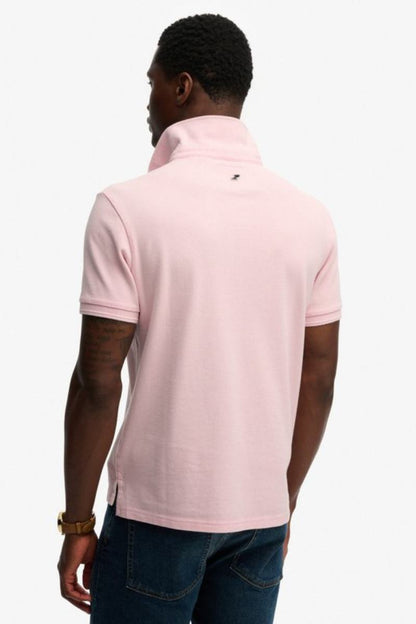 Superdry Classic Pique Polo Montauk Pink