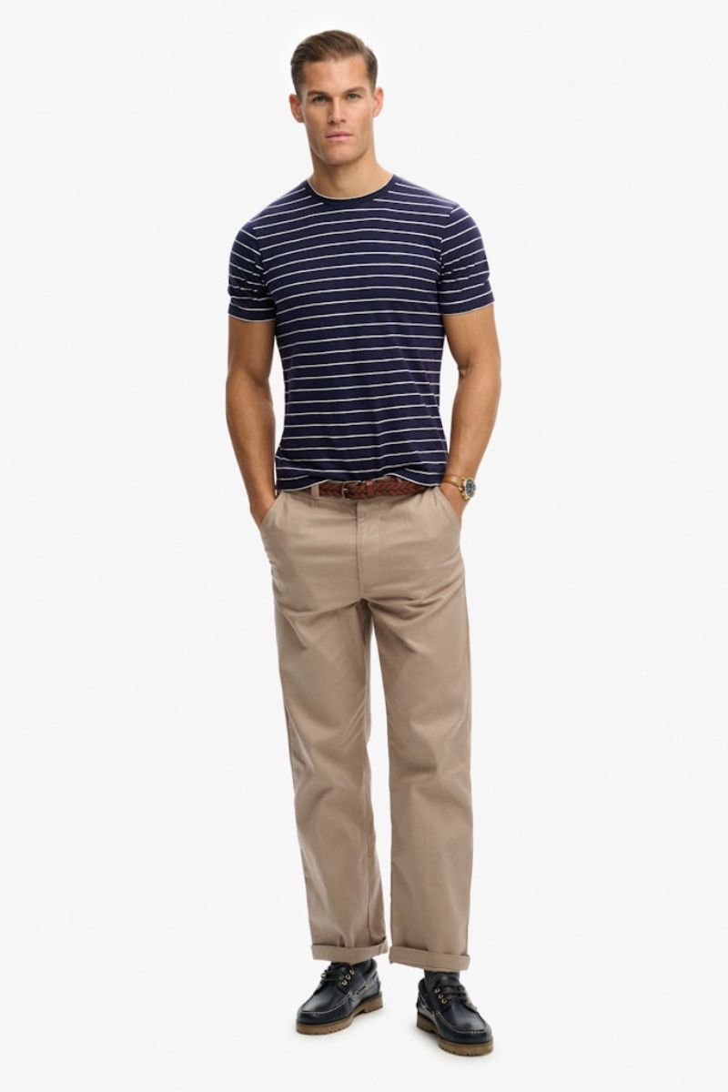 Superdry Classic Stripe T-Shirt Navy