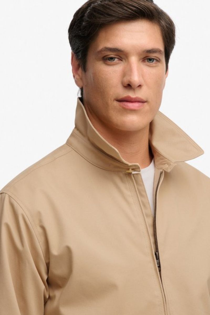 Superdry Collared Harrington Jacket Beige