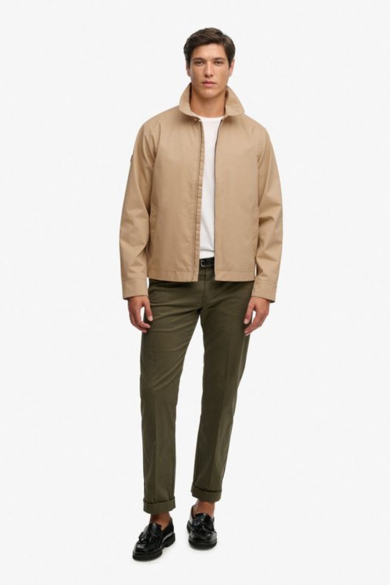 Superdry Collared Harrington Jacket Beige