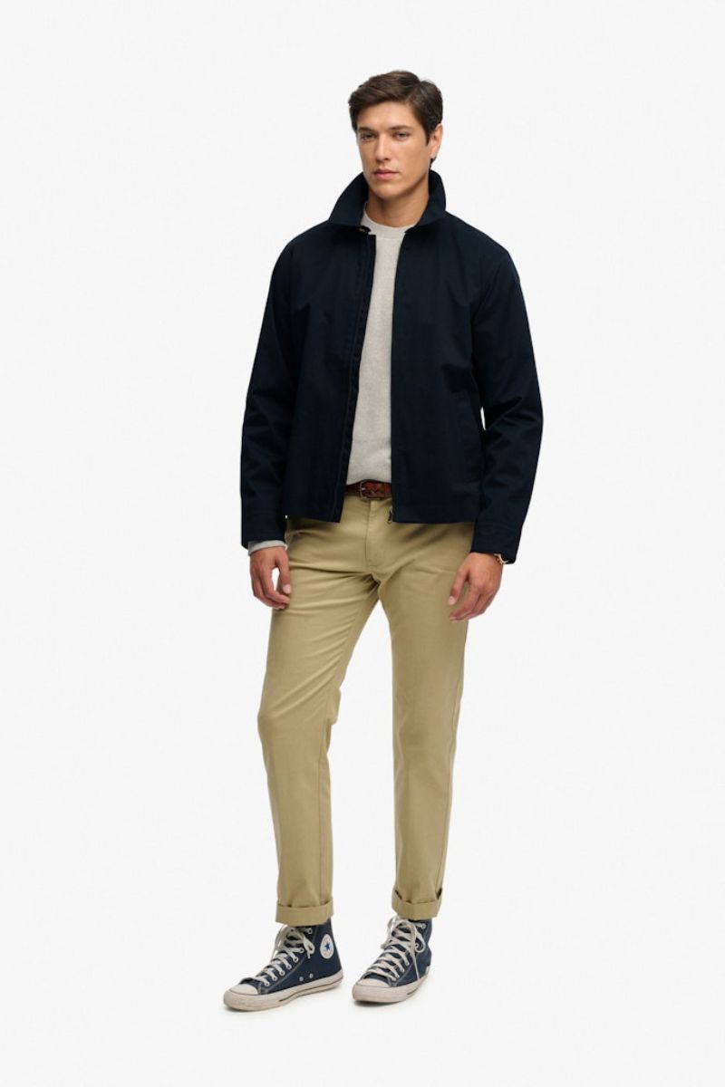 Superdry Collared Harrington Jacket Navy