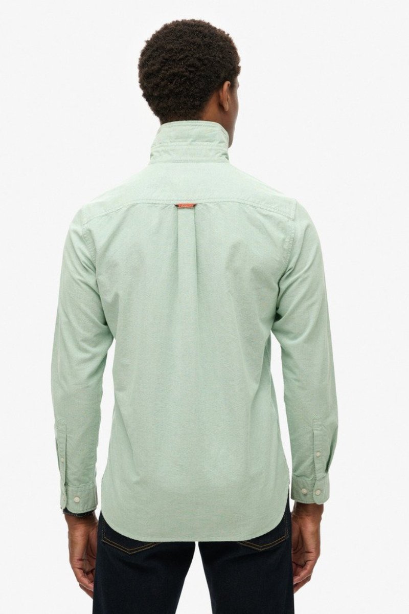 Superdry Cotton Oxford Shirt Green