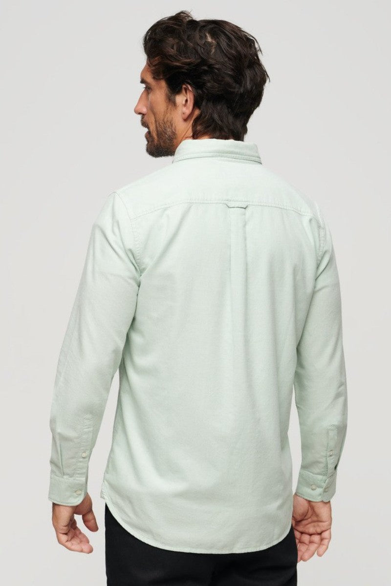 Superdry Cotton Oxford Shirt Green