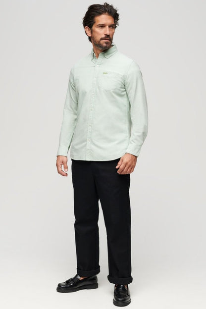 Superdry Cotton Oxford Shirt Green