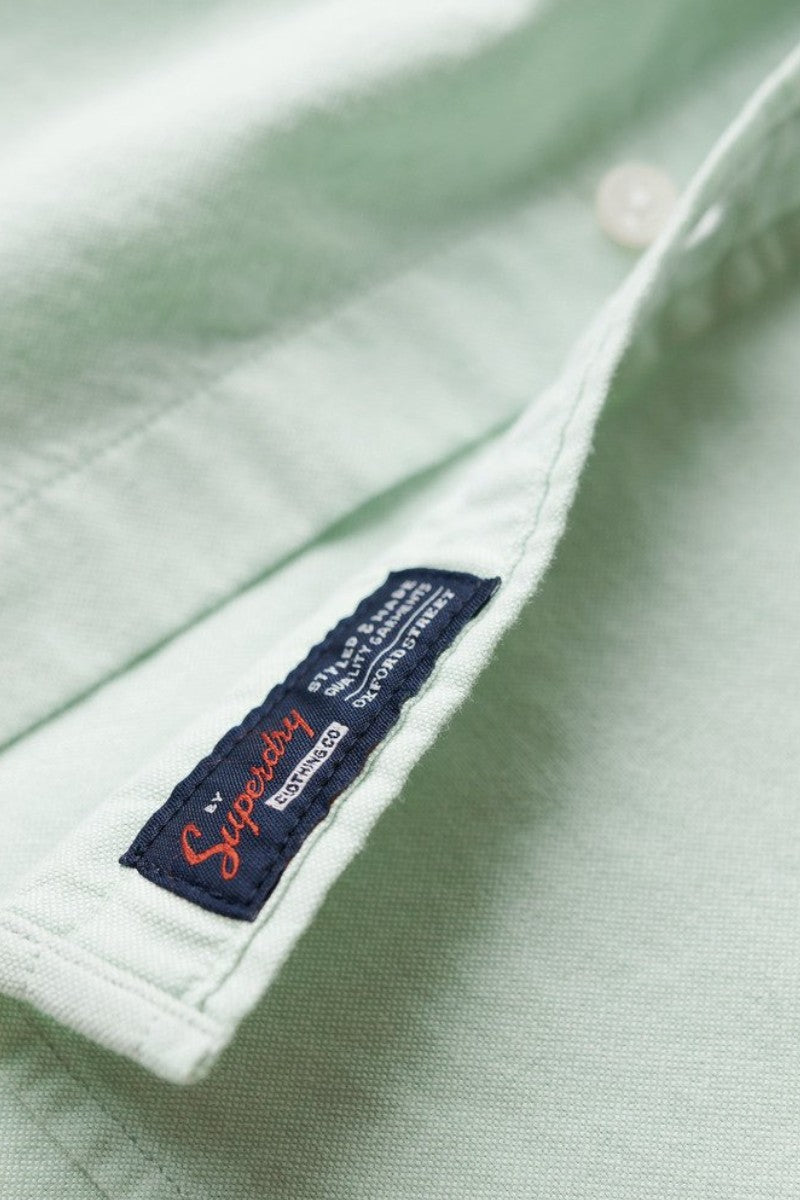 Superdry Cotton Oxford Shirt Green