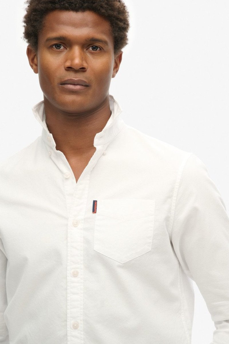 Superdry Cotton Oxford Shirt White