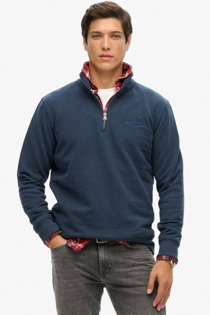 Superdry Essential Logo Henley Navy