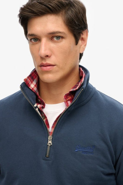 Superdry Essential Logo Henley Navy