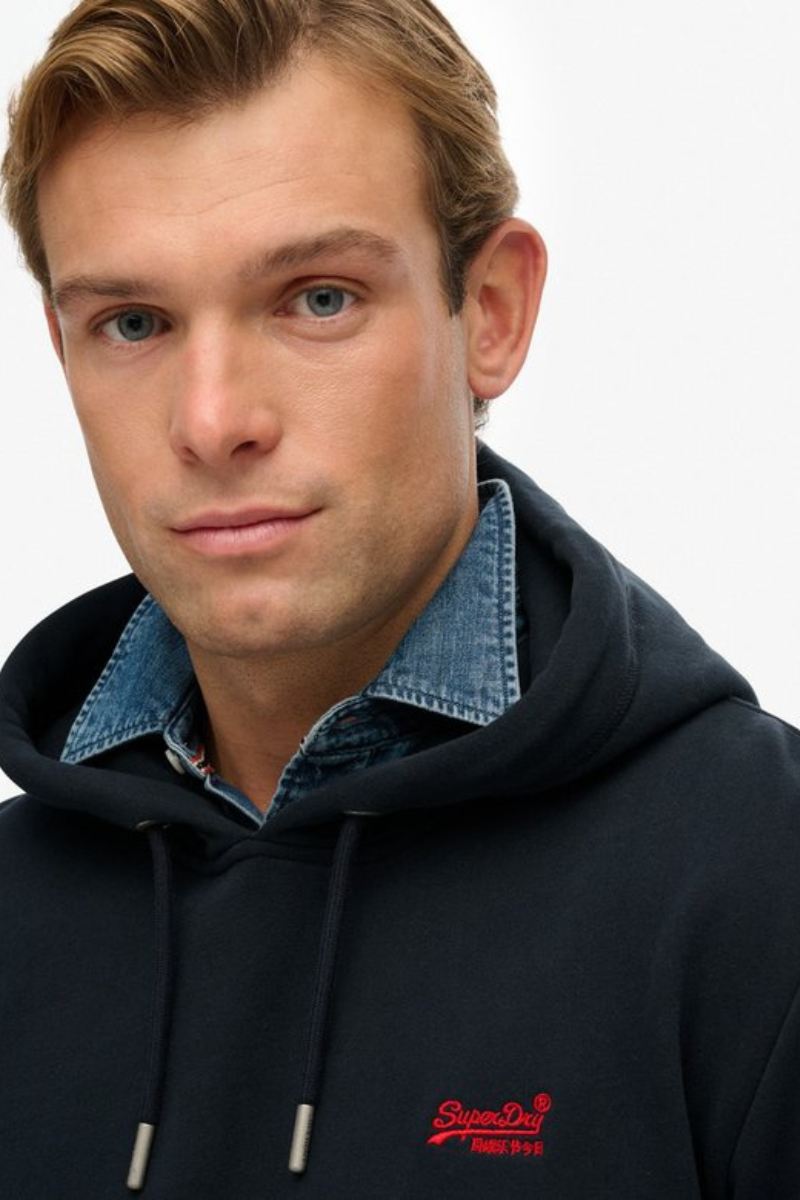 Superdry Essential Logo Hoodie Eclipse Navy
