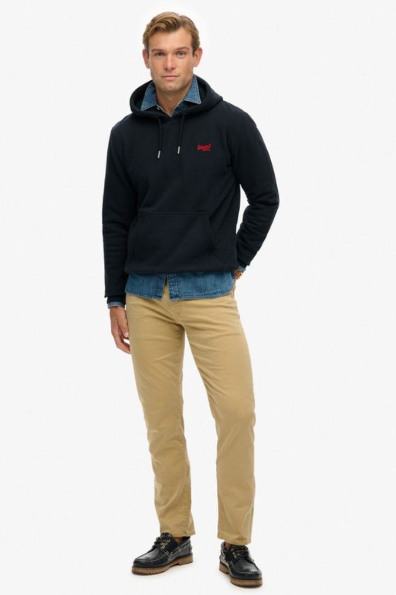 Superdry Essential Logo Hoodie Eclipse Navy