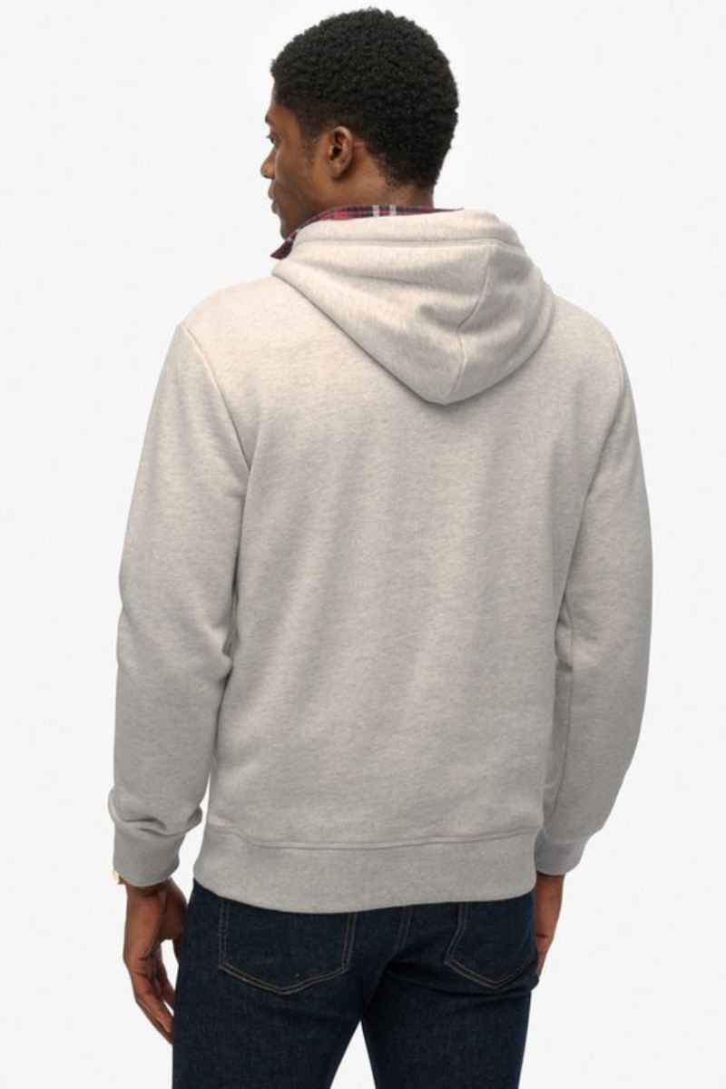 Superdry Essential Logo Hoodie Grey