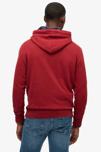 Superdry Essential Logo Hoodie Red