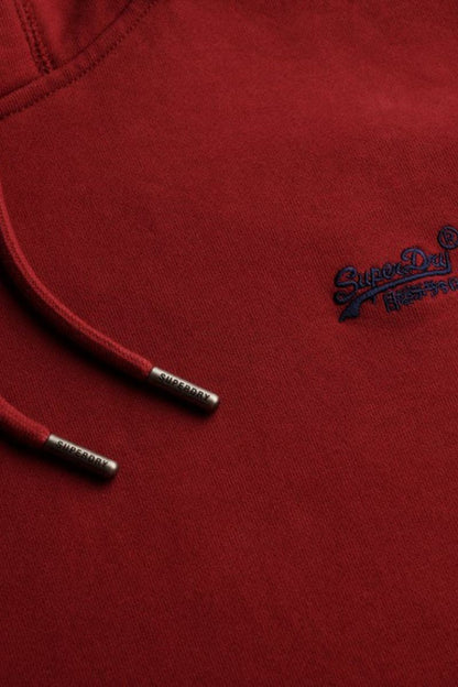 Superdry Essential Logo Hoodie Red