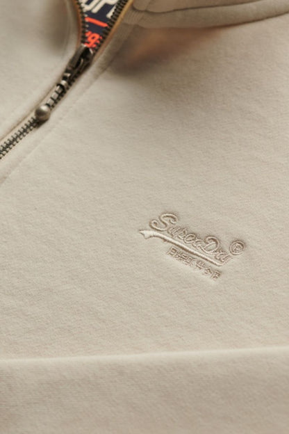 Superdry Essential Logo Half Zip Birch