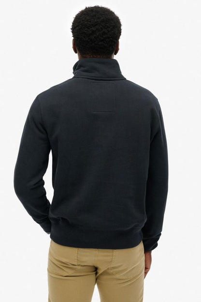 Superdry Essential Logo Half Zip Navy