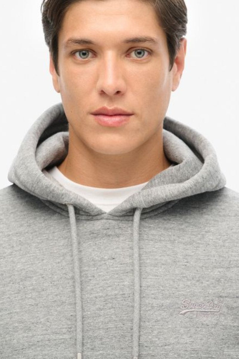 Superdry Essential Logo Hoodie Grey