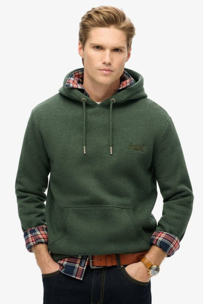 Superdry Essential Logo Hoodie Green