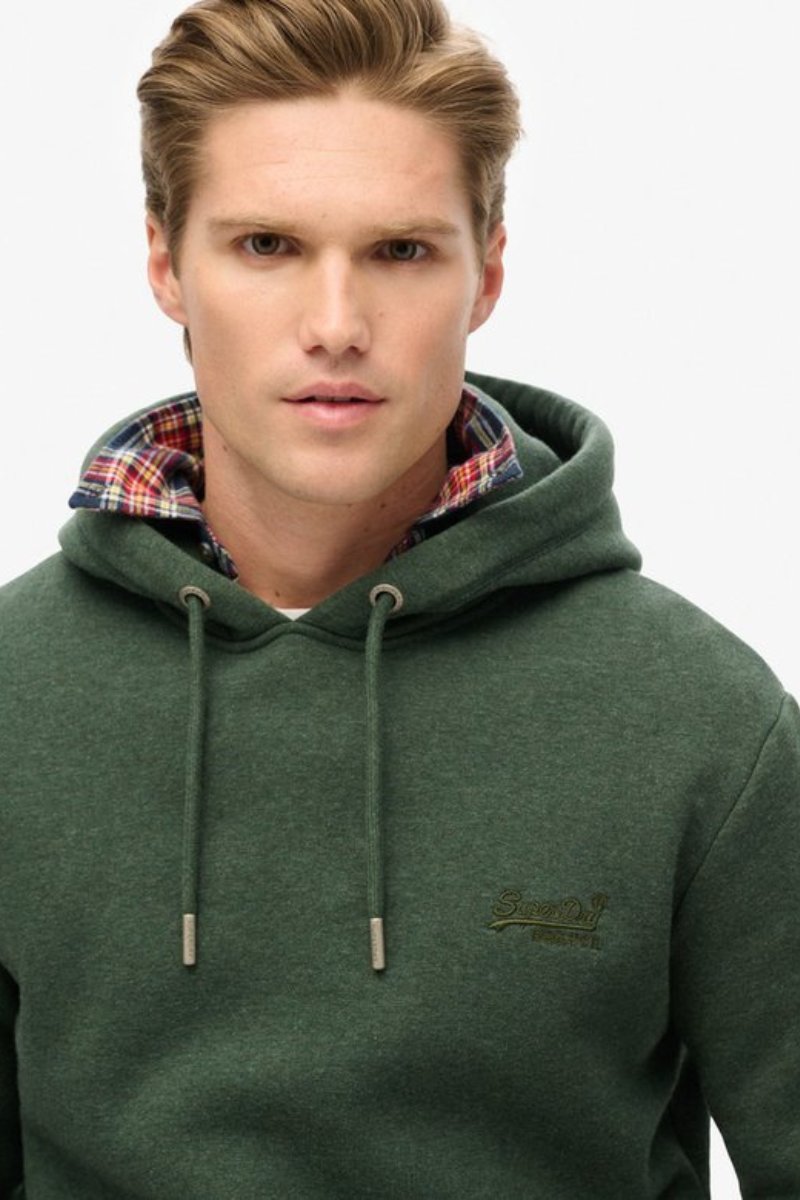 Superdry Essential Logo Hoodie Green