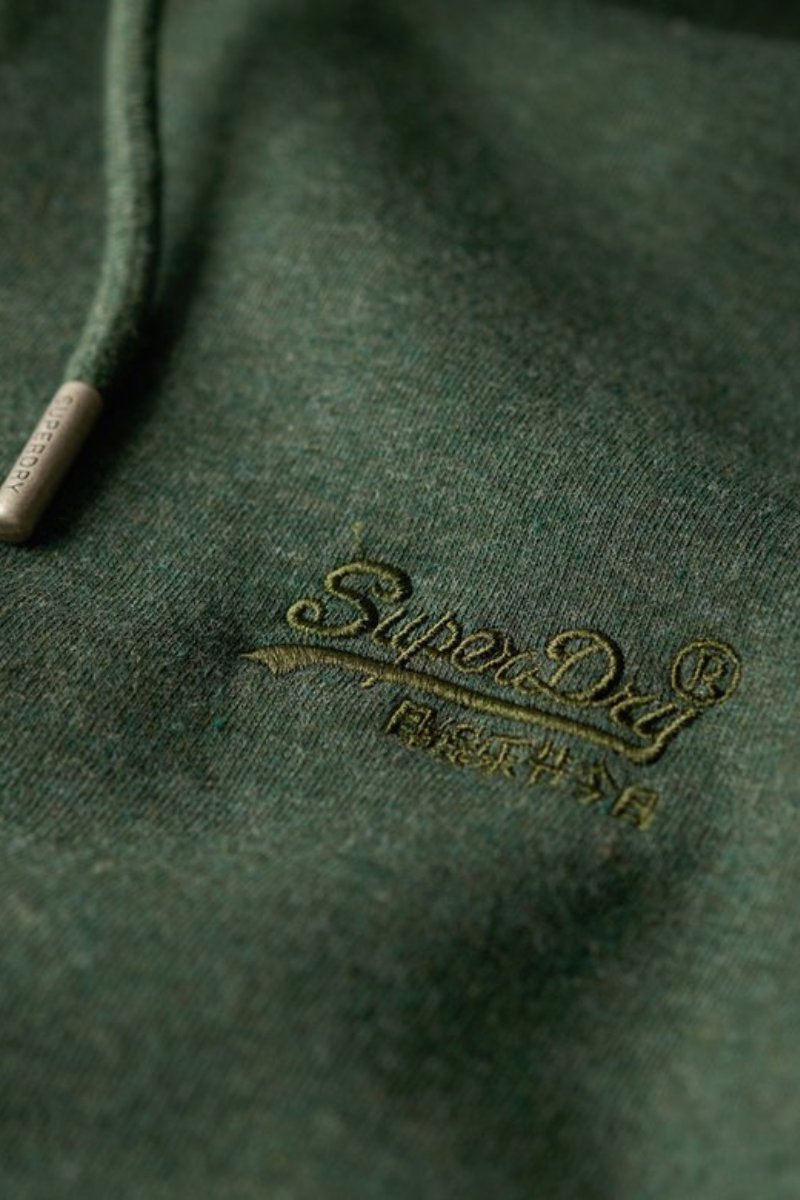 Superdry Essential Logo Hoodie Green