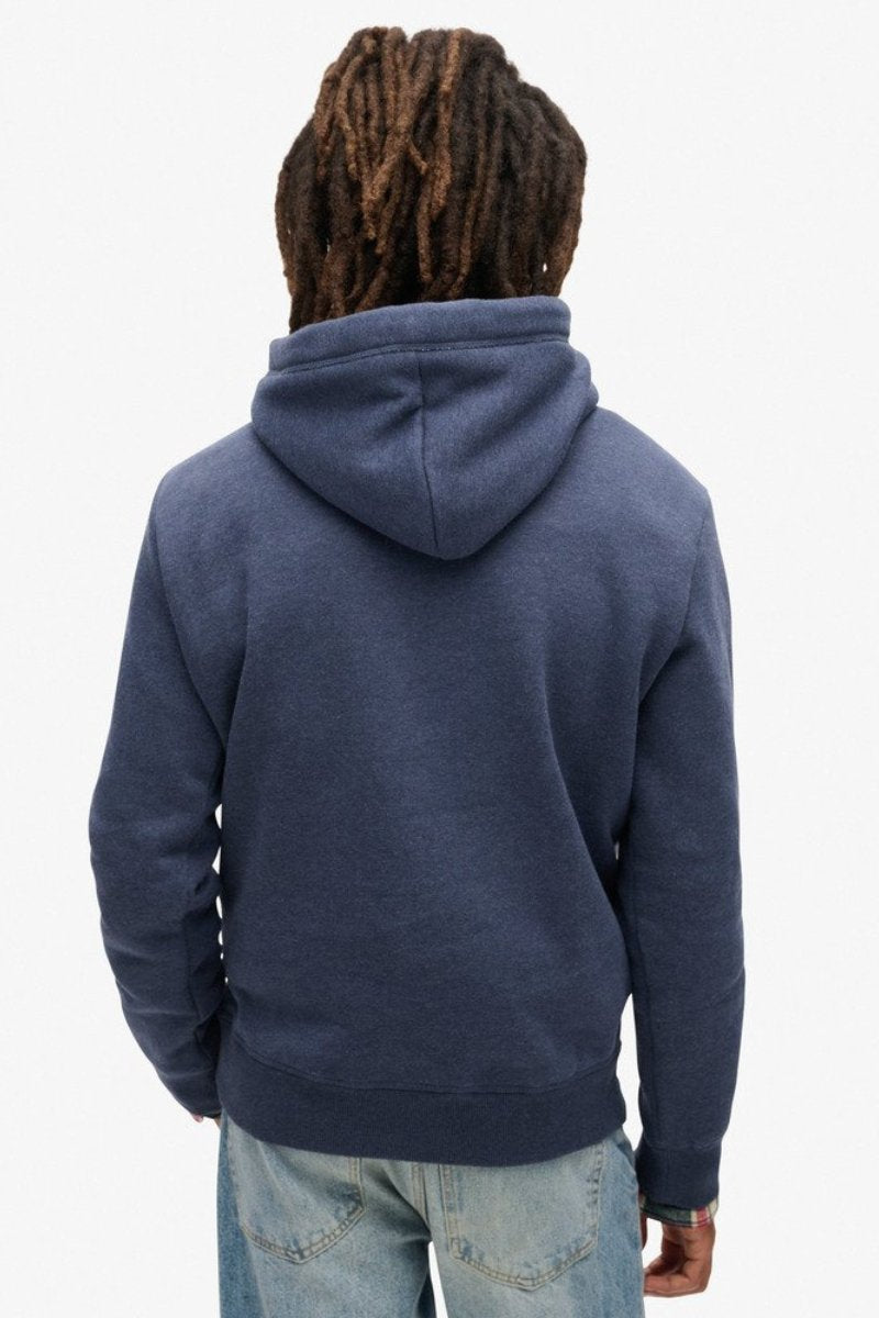 Superdry Essential Logo Hoodie Navy