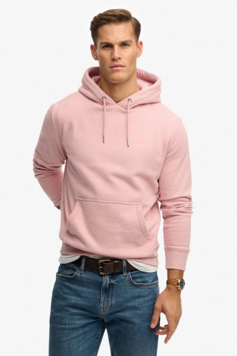 Superdry Essential Logo Hoodie Pink