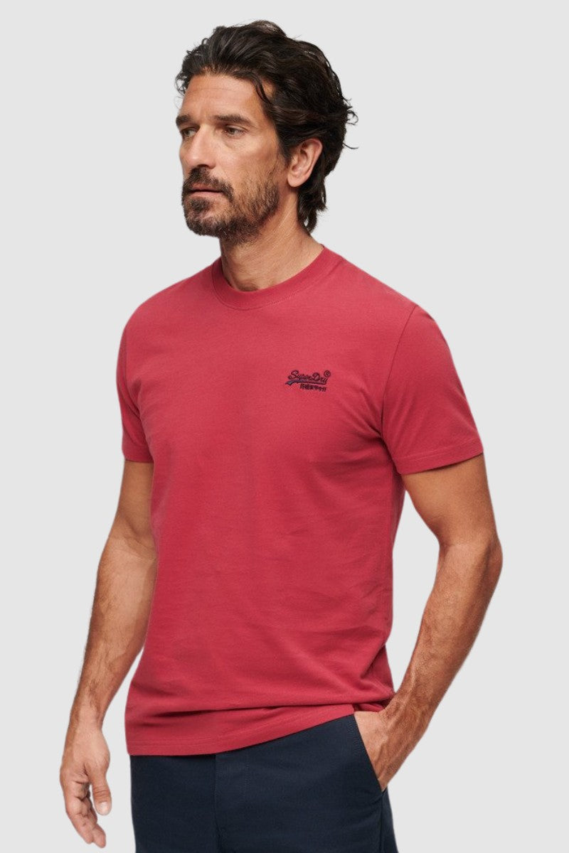 Superdry Essential Logo T-Shirt Cranberry