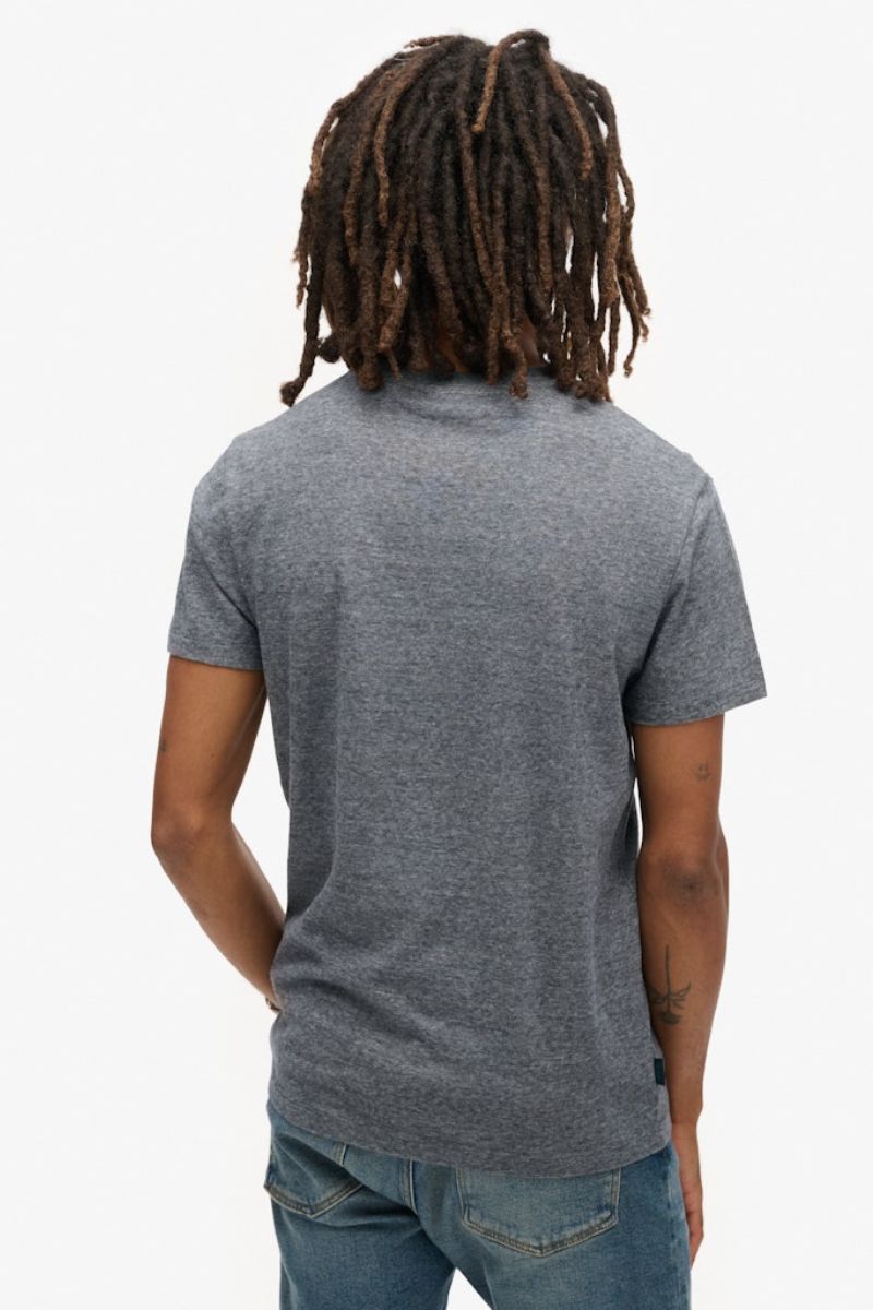 Superdry Essential Logo T-Shirt Navy Grey