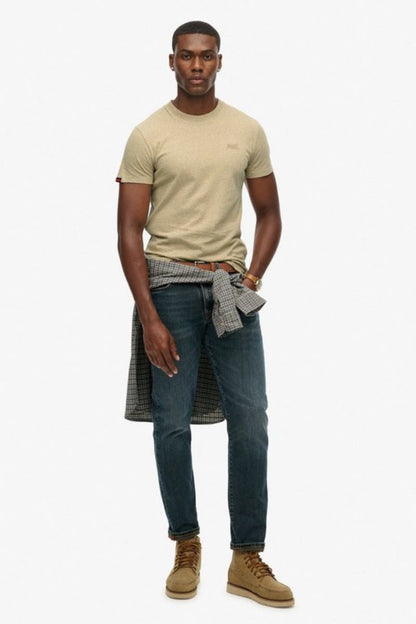 Superdry Essential Logo T-Shirt Tan Brown