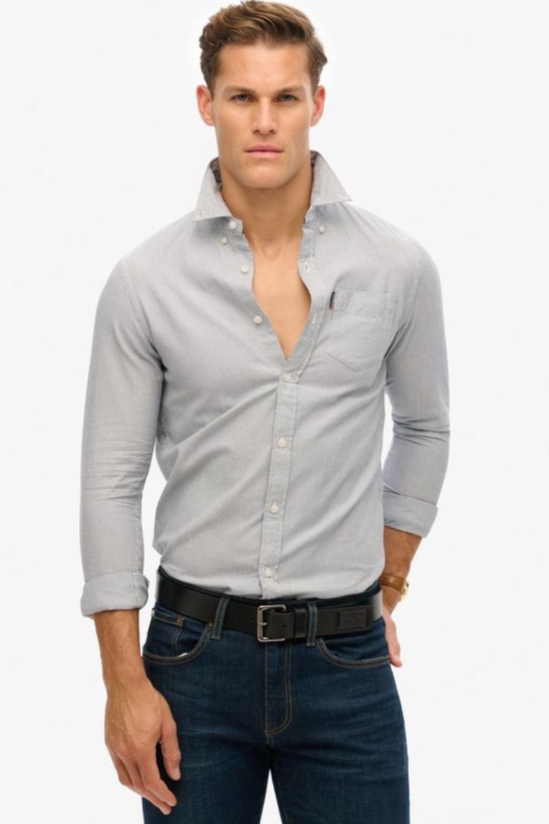Superdry Essential Oxford Shirt Needle Stripe