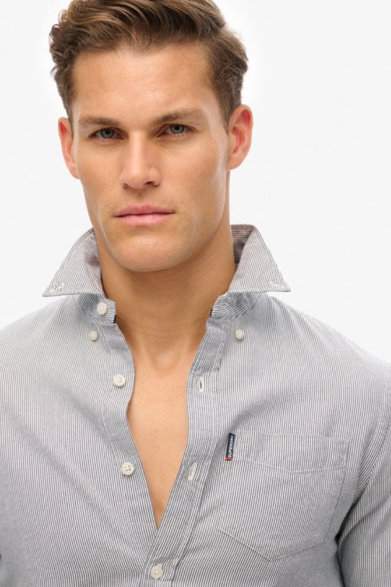 Superdry Essential Oxford Shirt Needle Stripe