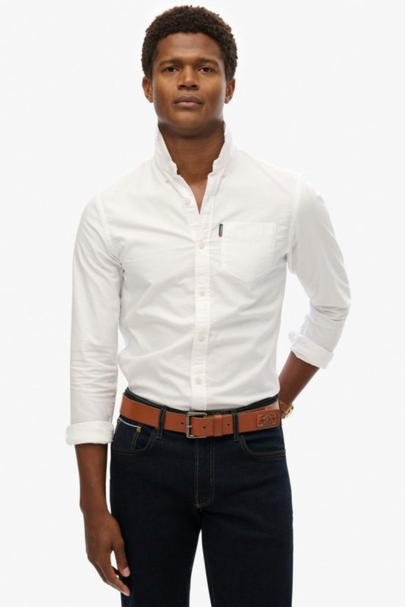 Superdry Essential Oxford Shirt Optic