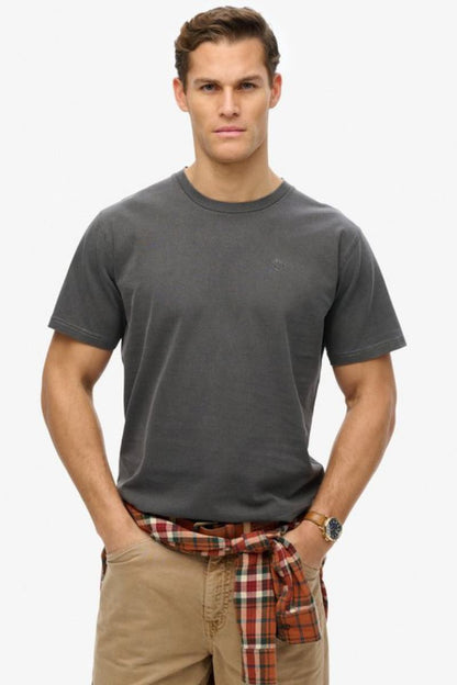 Superdry Essential Relaxed T-Shirt Charcoal