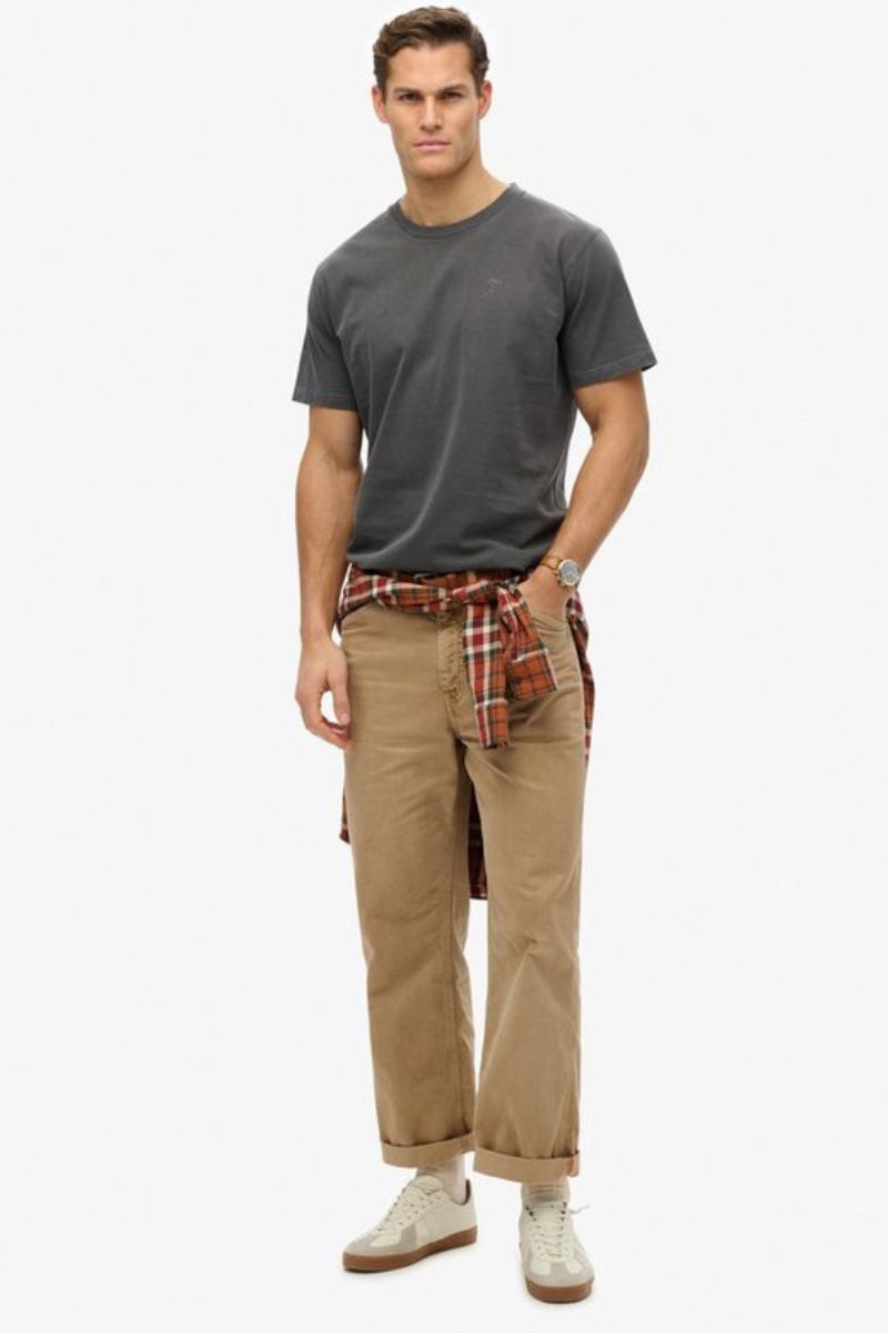 Superdry Essential Relaxed T-Shirt Charcoal