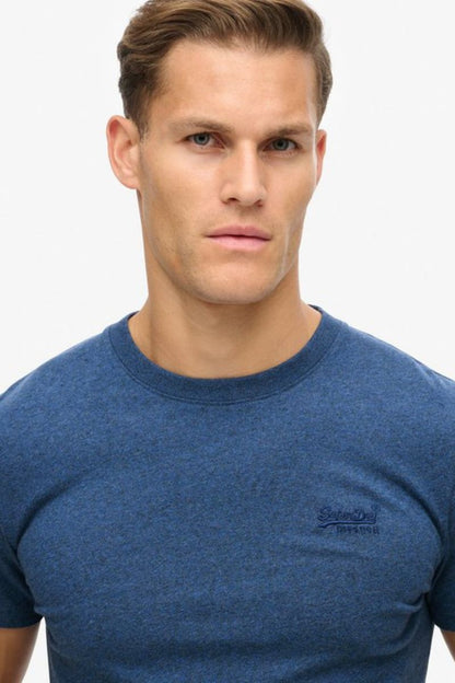 Superdry Essential Logo T-Shirt Bright Blue Grit