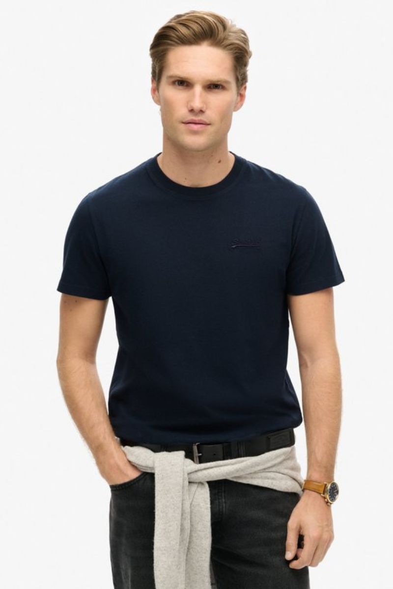 Superdry Essential Logo T-Shirt Eclipse Navy