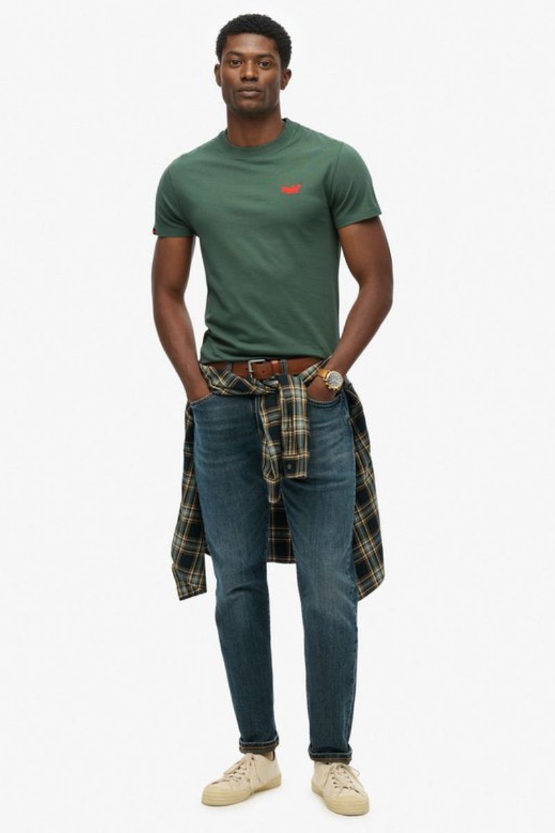 Superdry Essential Logo T-Shirt Khaki