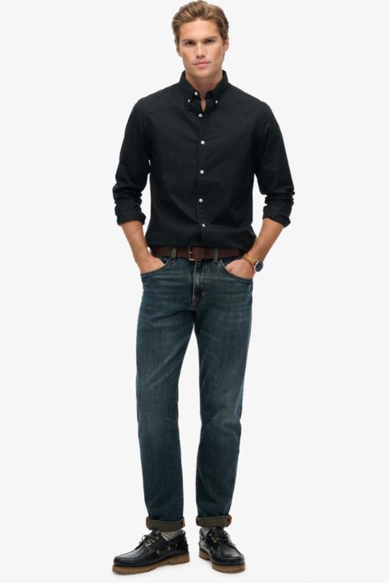 Superdry Essential Tailored Lite Shirt Black