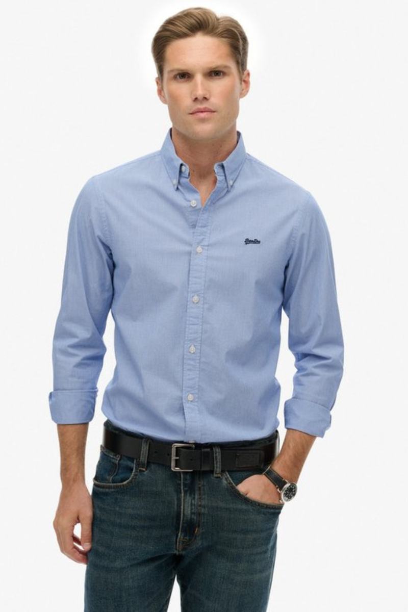 Superdry Essential Tailored Lite Shirt Micro Stripe