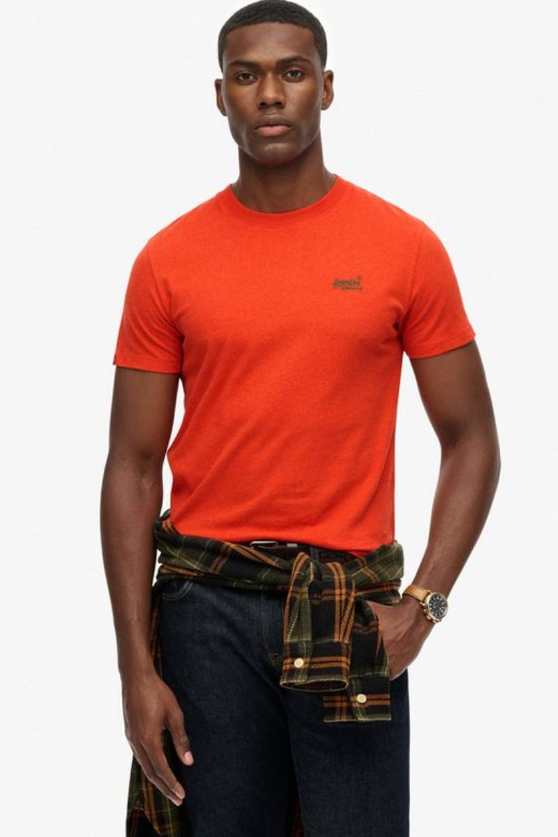 Superdry Essential Logo T-Shirt Orange
