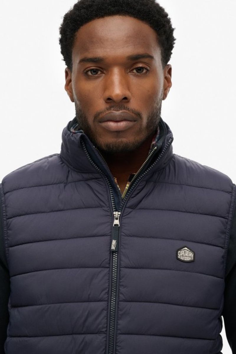 Superdry Fuji Lite Padded Gilet Navy