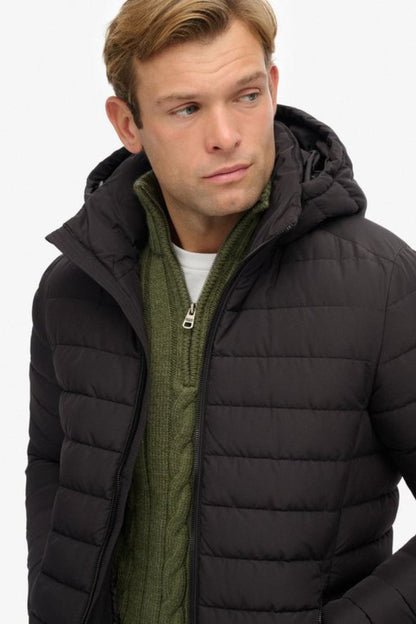 Superdry Hooded Fuji Jacket Black