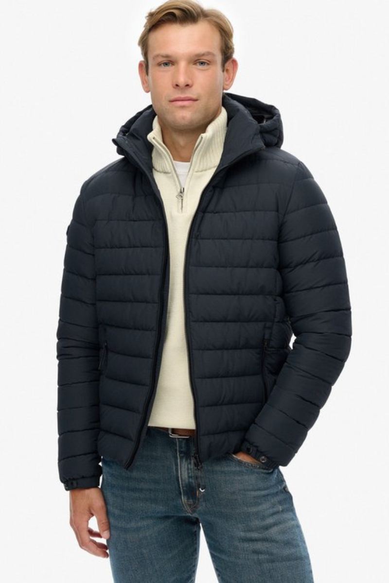 Superdry Hooded Fuji Jacket Navy
