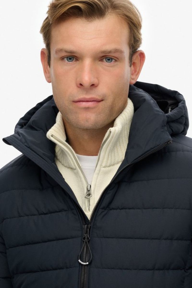 Superdry Hooded Fuji Jacket Navy