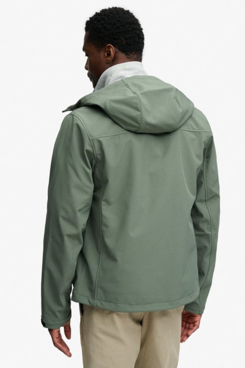 Superdry Hooded Softshell Trekker Green