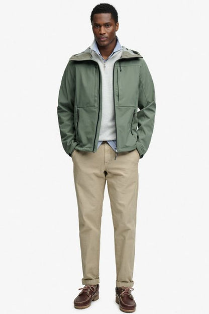 Superdry Hooded Softshell Trekker Green